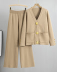 Women's Effortless Wide Leg Co-ord Suit Set