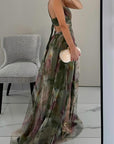 Women's Refined Printed Maxi Dress