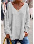 Women's Flattering V-Neck Blouse