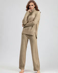 Women's Everyday Wide Leg Knitted Set