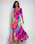 Women's Flowy Printed Dress