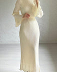 Mila | Pleated Maxi Dress