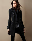 Women's Elegant Belted Coat