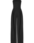 Women’s Strapless Jumpsuit with Pockets