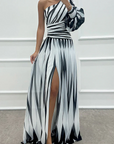Women's Polished Printed Maxi Dress