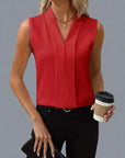 Women's Smart V-Neck Blouse