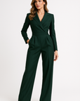 Women’s V Neck Long Sleeve Jumpsuit