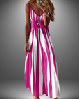 Women's Chic Printed Maxi Dress