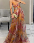 Women's Refined Printed Maxi Dress