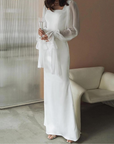Women’s Maxi Long Sleeve Wedding Dress