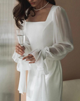 Women’s Maxi Long Sleeve Wedding Dress