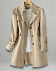 Women's Sleek Layered Coat
