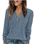 Women's Effortless Buttoned Sweater