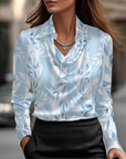 Women's Soft Satin Blouse