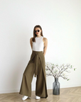 Women's Polished Wide Leg Wide Leg Pants