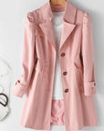 Women's Sleek Buttoned Coat