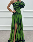 Women's Polished Printed Maxi Dress