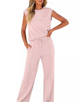 Josephine | Tank Top Drawstring Pants Set