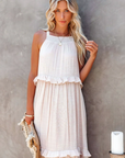 Women's Refined Ruched Maxi Dress