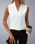 Women's Smart V-Neck Blouse