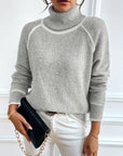 Women's Comfortable Knitted Turtleneck Sweater