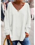 Women's Flattering V-Neck Blouse