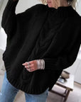 Women's Comfortable Cable Knit Sweater