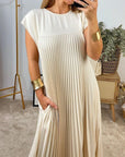 Women's Comfortable Short Sleeve Maxi Dress