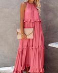 Women's Refined Ruched Maxi Dress