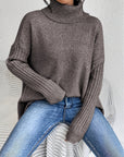 Women's Relaxed Turtleneck Sweater