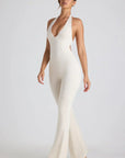 Women’s Halter Neck Backless Jumpsuit