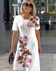 Madison | Ruffle Trim Maxi Dress