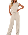 Josephine | Tank Top Drawstring Pants Set