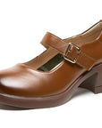 Women's Versatile Block Heel Shoes