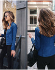 Women's Elegant Zip-Up Jacket