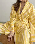 Lucia | Wide Leg Cut Pants Set