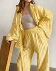 Lucia | Wide Leg Cut Pants Set