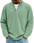 Men’s Half-Zip Structured Sweater