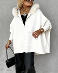 Women's Polished Hooded Coat