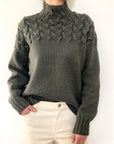 Women's Layered Turtleneck Turtleneck Sweater