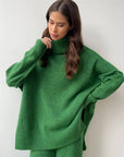 Women's Feminine Oversized Knitted Set