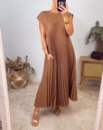 Women's Comfortable Short Sleeve Maxi Dress