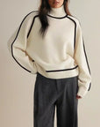 Women's Layered Knitted Turtleneck Sweater