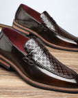 Men’s Adjustable Strap Structured Loafers