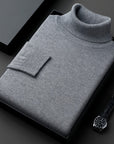 Men’s Turtleneck Structured Sweater