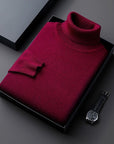 Men’s Turtleneck Structured Sweater