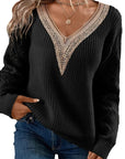 Women's Polished V-Neck Sweater