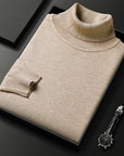 Men’s Turtleneck Structured Sweater