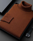 Men’s Turtleneck Structured Sweater