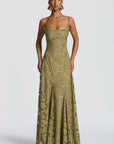 Stella | Elegant Fit Wedding Guest Maxi Dress